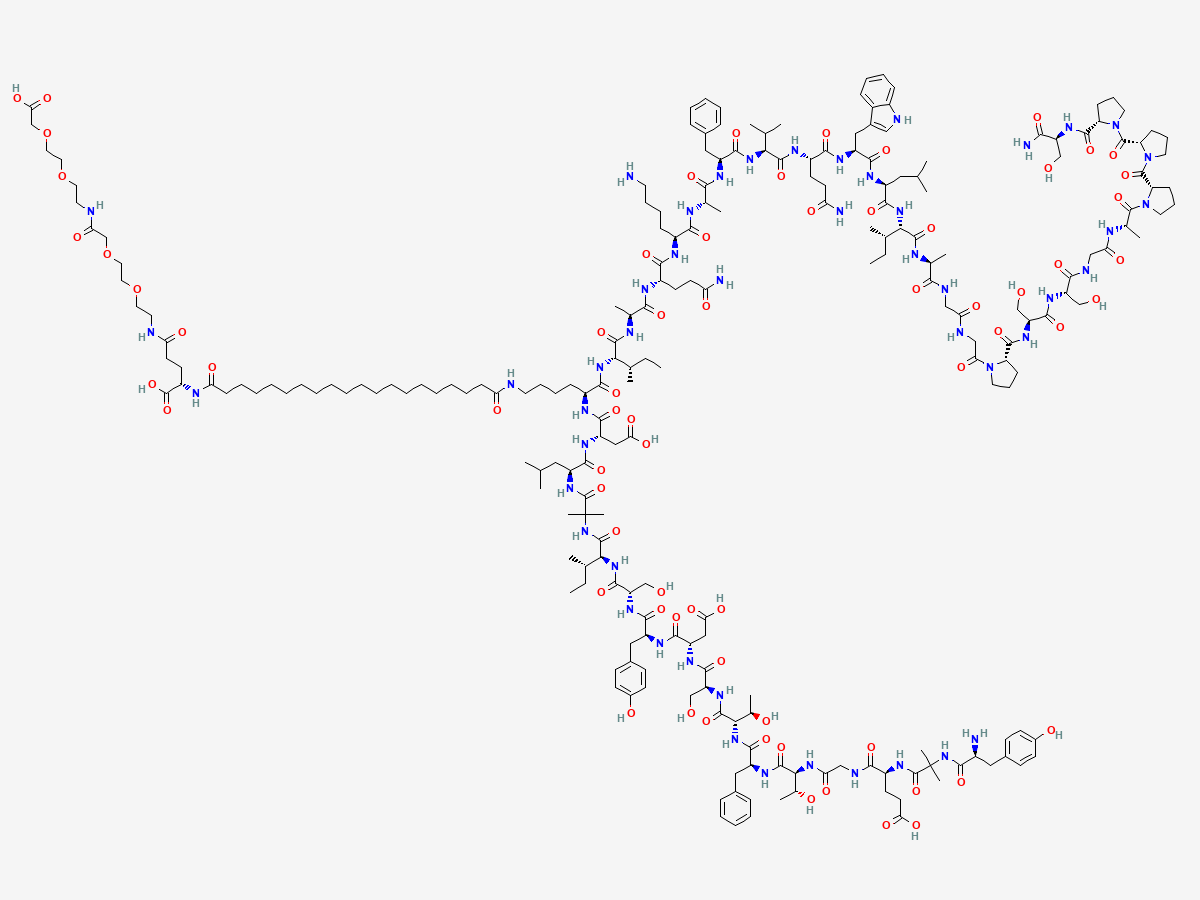 2D reference structure: Tirzepatide, PubChem CID 156588324