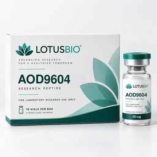 AOD9604 research material packaging by LotusBio